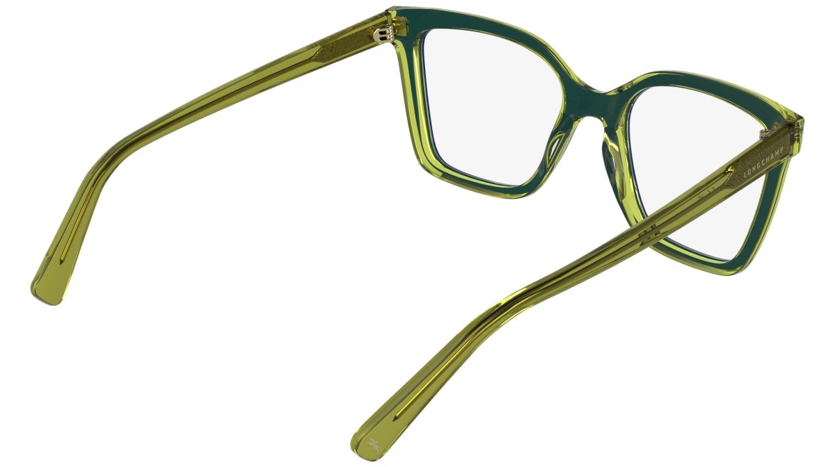 Occhiali da vista Longchamp LO2795 (413) colore transparent azure/green forma rettangolare 