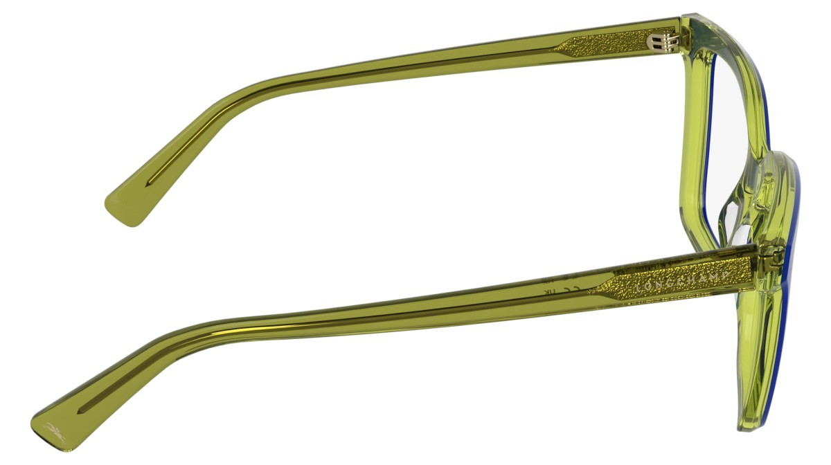 Occhiali da vista Longchamp LO2795 (413) colore transparent azure/green forma rettangolare 