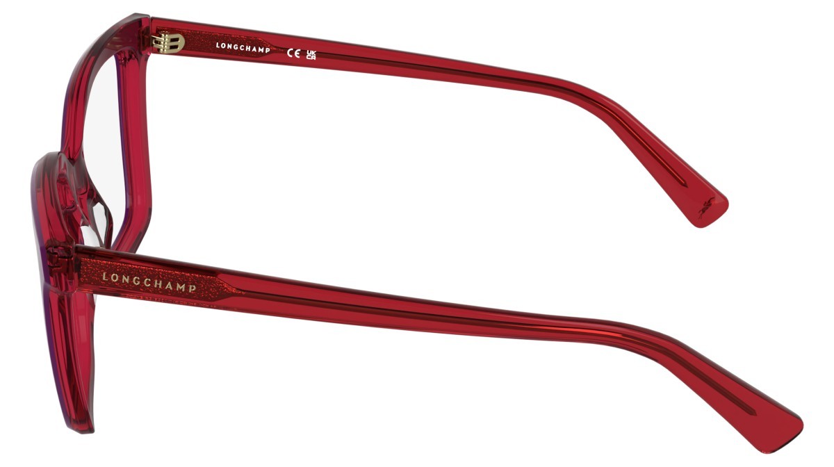 Eyeglasses Longchamp LO2795 (504) color opaline purple/transparent red shape rectangle 