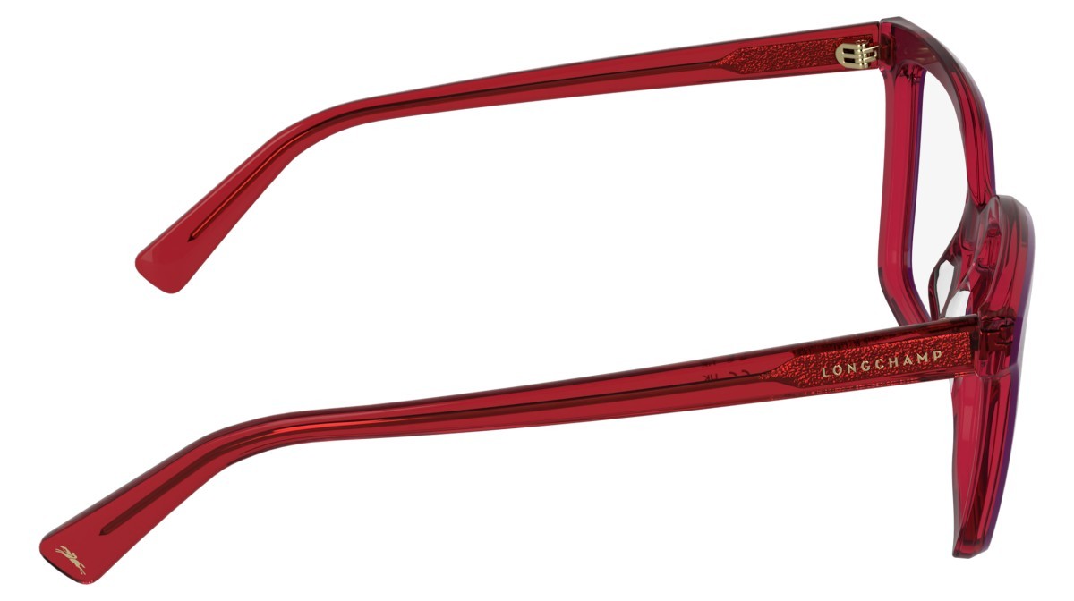 Eyeglasses Longchamp LO2795 (504) color opaline purple/transparent red shape rectangle 