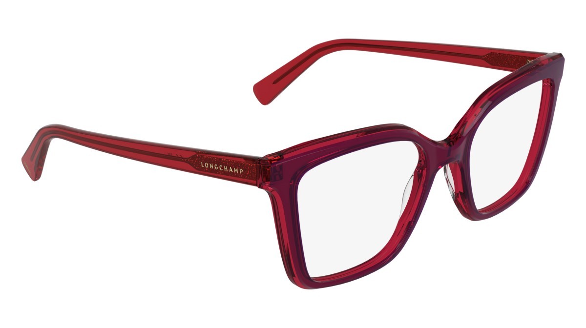 Eyeglasses Longchamp LO2795 (504) color opaline purple/transparent red shape rectangle 