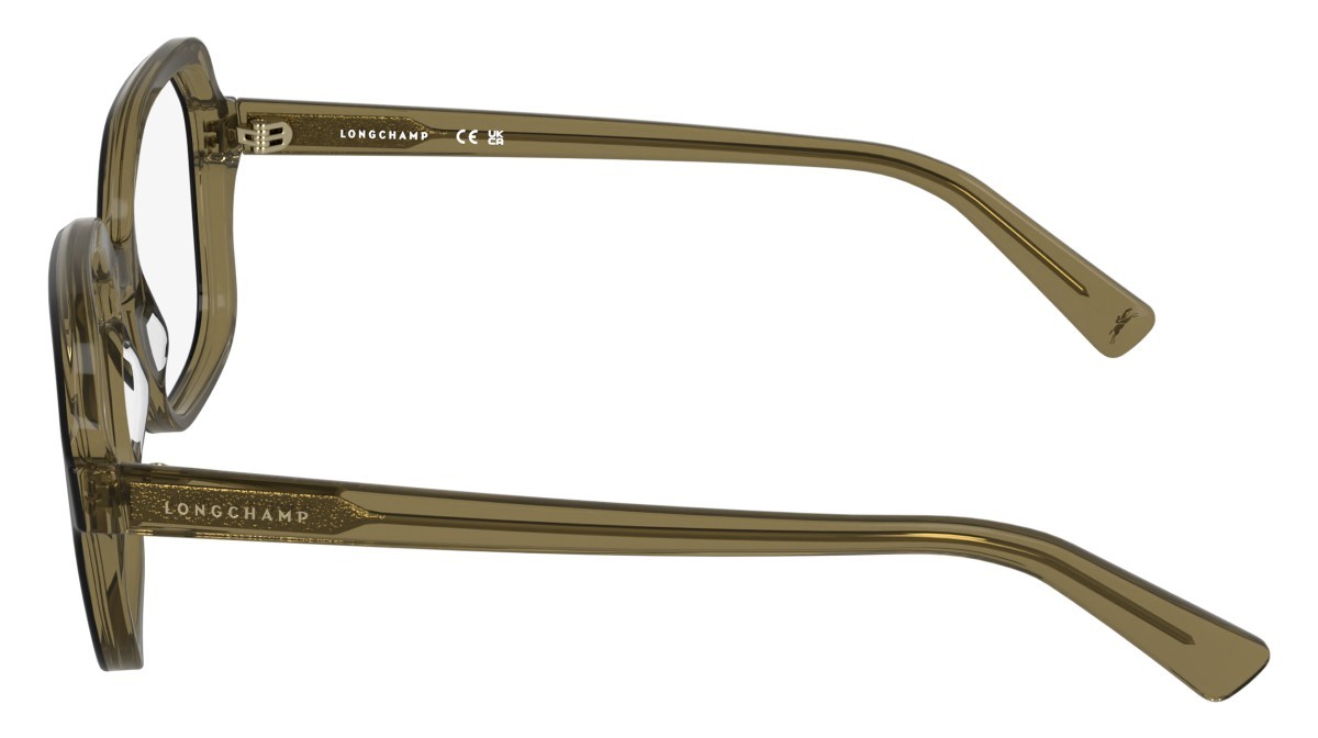 Eyeglasses Longchamp LO2796 (015) color black/transparent khaki shape square 
