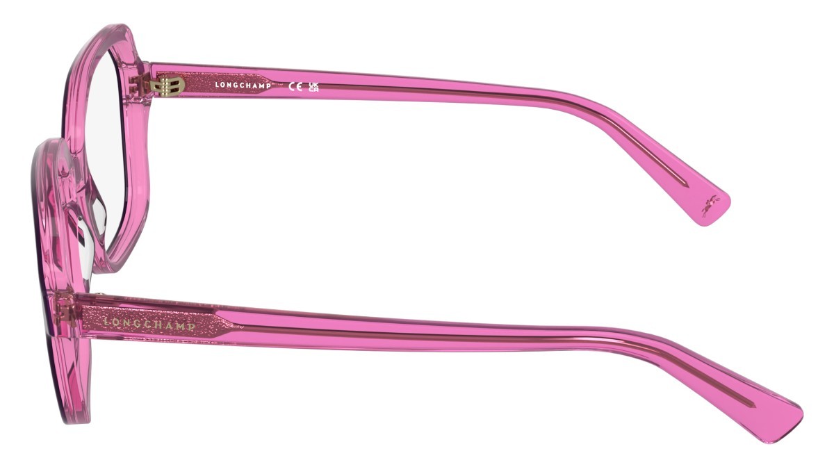 Occhiali da vista Longchamp LO2796 (506) colore transparent purple/fucsia forma quadrato 