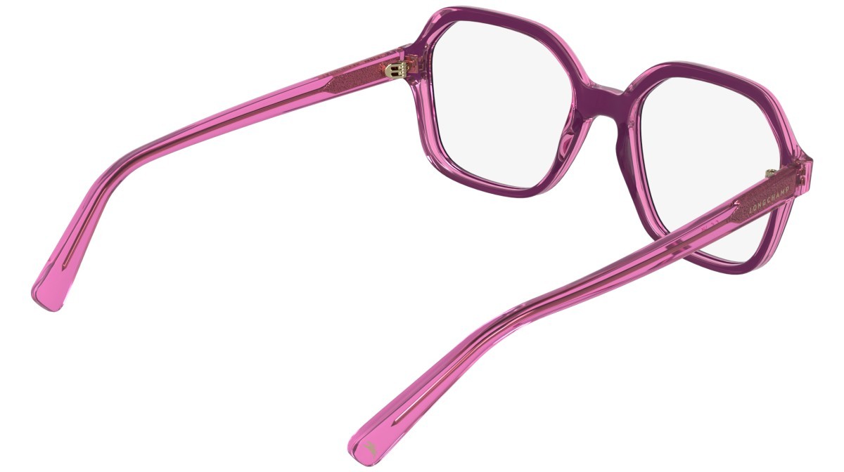 Occhiali da vista Longchamp LO2796 (506) colore transparent purple/fucsia forma quadrato 