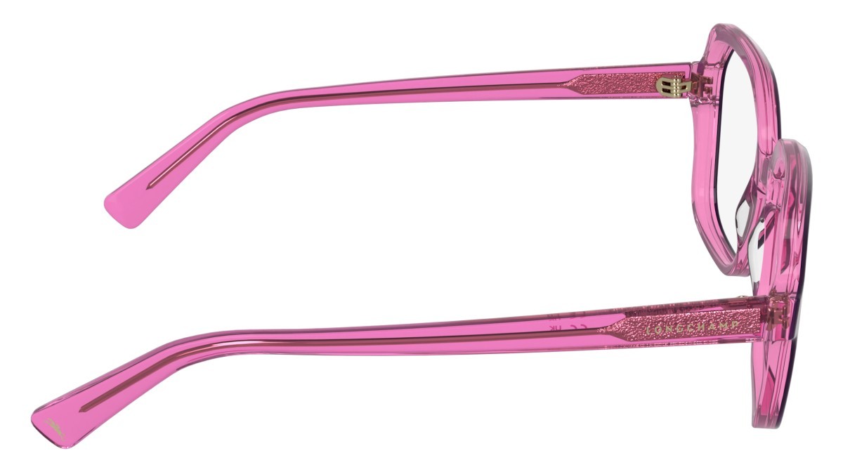 Occhiali da vista Longchamp LO2796 (506) colore transparent purple/fucsia forma quadrato 