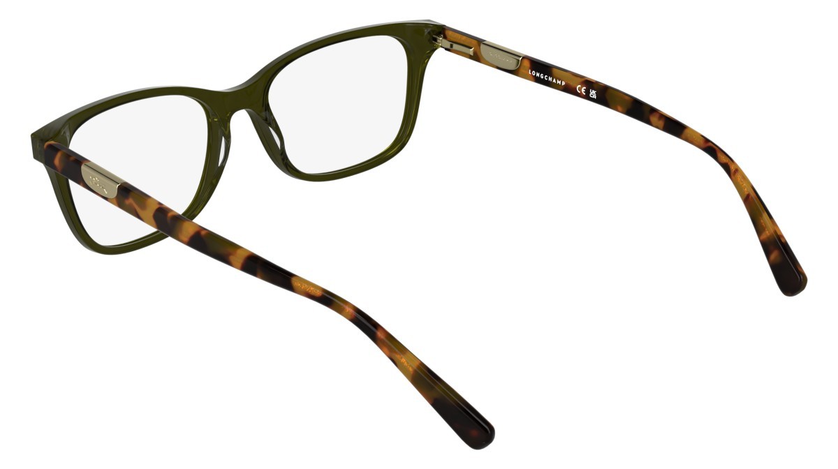 Occhiali da vista Longchamp LO2797 (319) colore transparent khaki forma rettangolare 