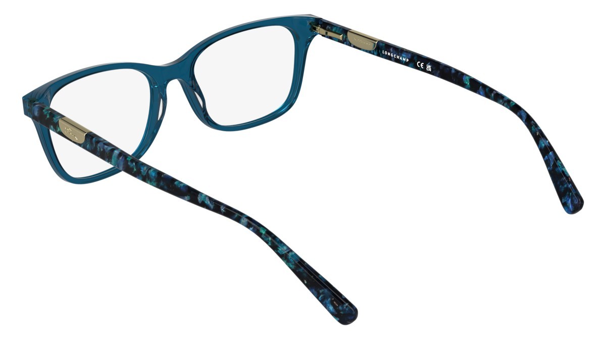Eyeglasses Longchamp LO2797 (400) color transparent blue shape rectangle 