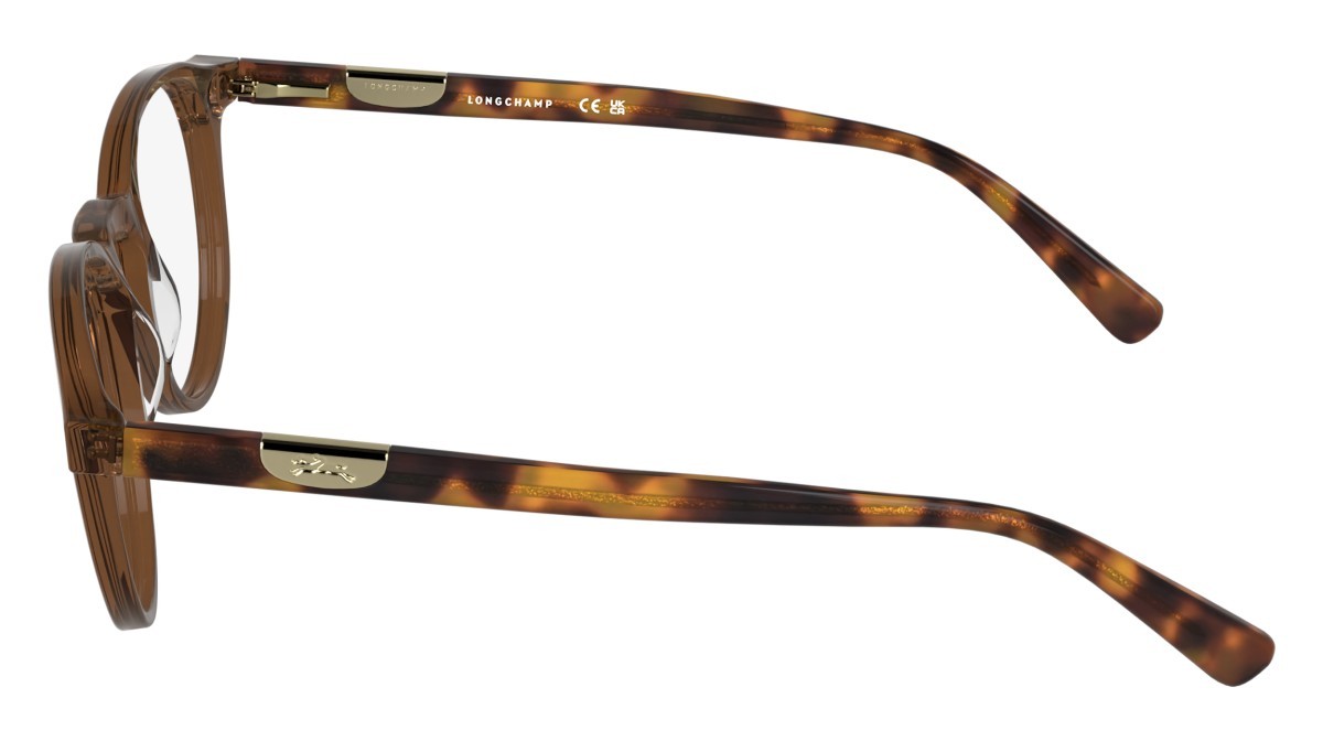 Eyeglasses Longchamp LO2798 (200) color transparent brown shape pantos 