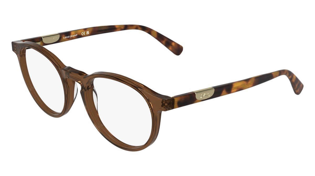 Eyeglasses Longchamp LO2798 (200) color transparent brown shape pantos 