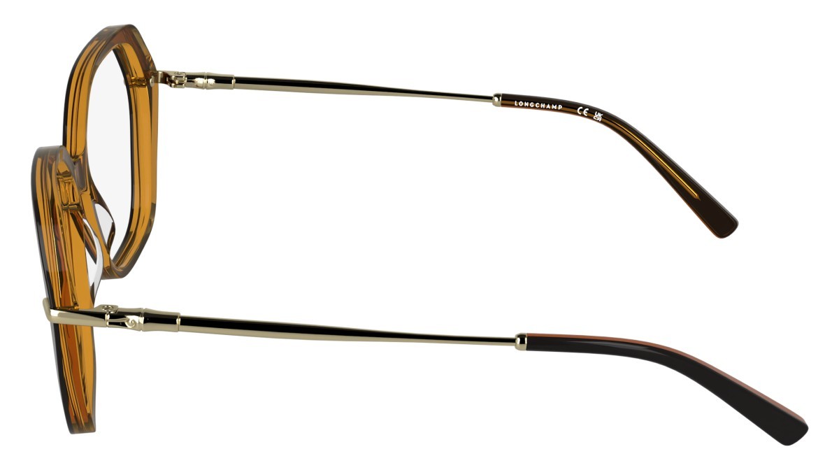 Occhiali da vista Longchamp LO2800 (014) colore black/transparent brown forma rettangolare 