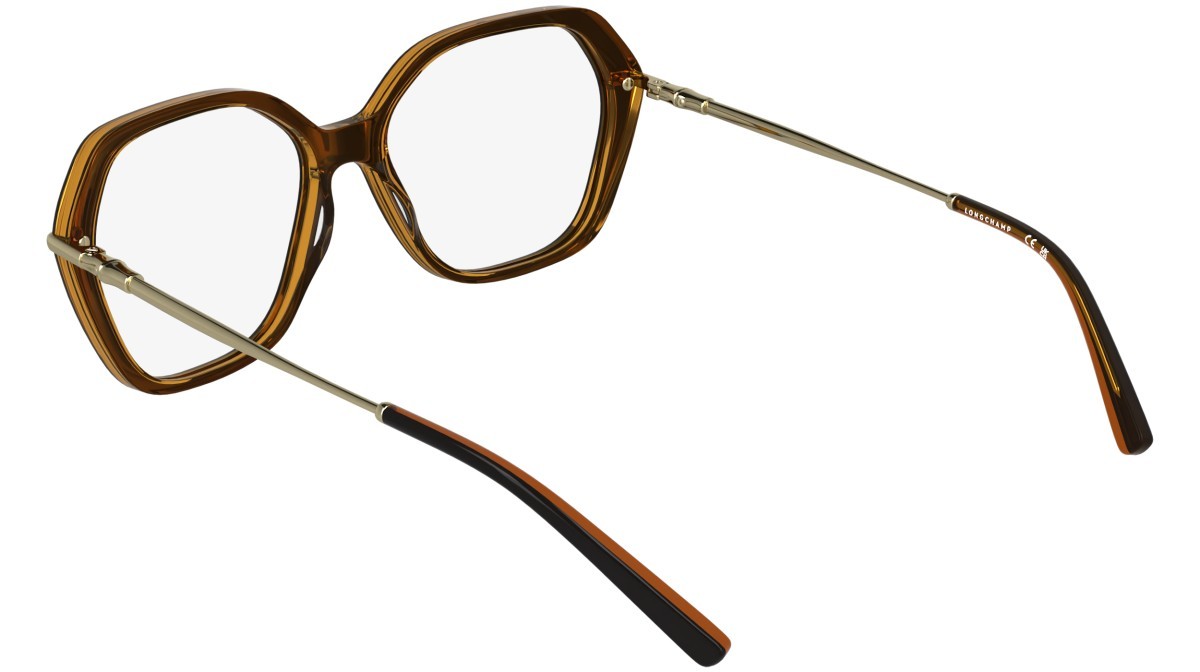 Occhiali da vista Longchamp LO2800 (014) colore black/transparent brown forma rettangolare 