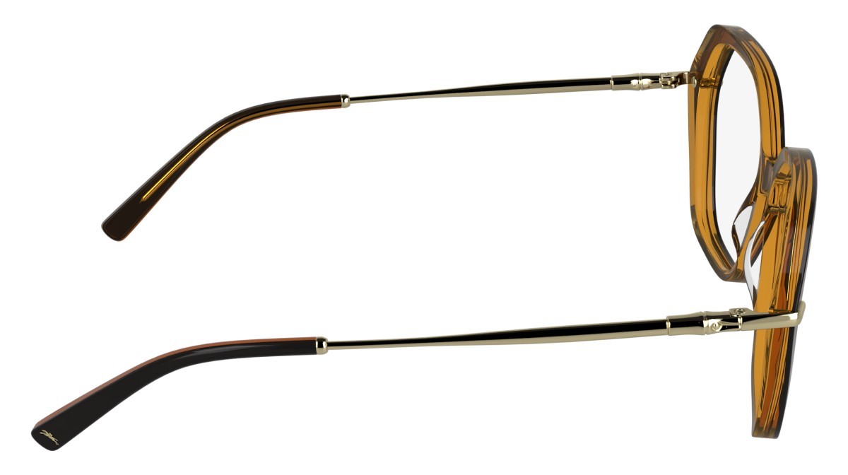 Occhiali da vista Longchamp LO2800 (014) colore black/transparent brown forma rettangolare 