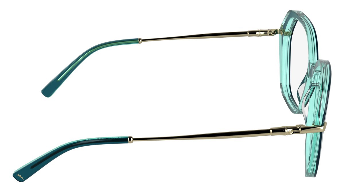 Occhiali da vista Longchamp LO2800 (435) colore transparent petrol/azure forma rettangolare 