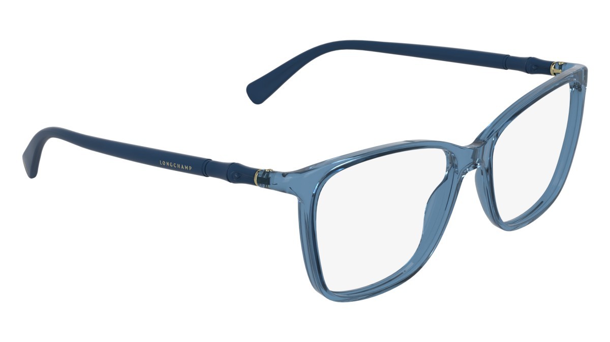 Occhiali da vista Longchamp LO2801 (400) colore transparent blue forma rettangolare 