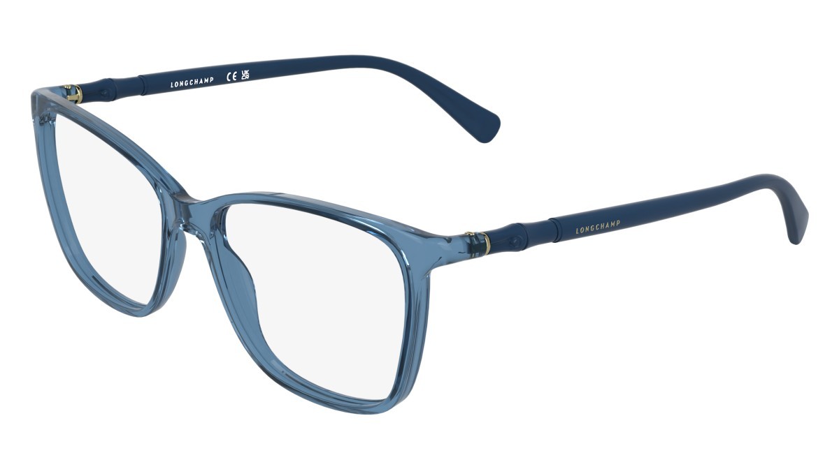 Occhiali da vista Longchamp LO2801 (400) colore transparent blue forma rettangolare 