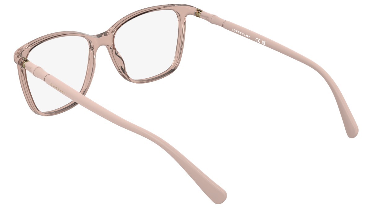 Eyeglasses Longchamp LO2801 (610) color transparent rose shape rectangle 