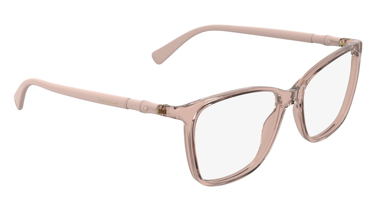 Eyeglasses Longchamp LO2801 (610) color transparent rose shape rectangle 