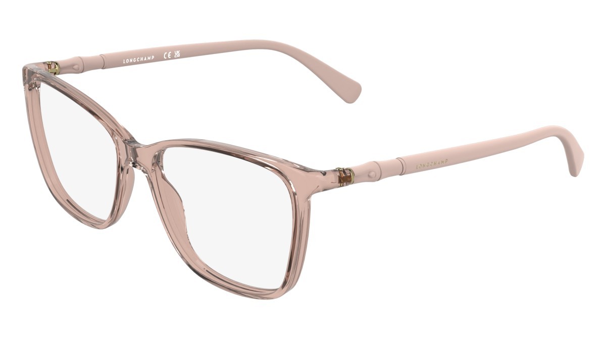 Eyeglasses Longchamp LO2801 (610) color transparent rose shape rectangle 