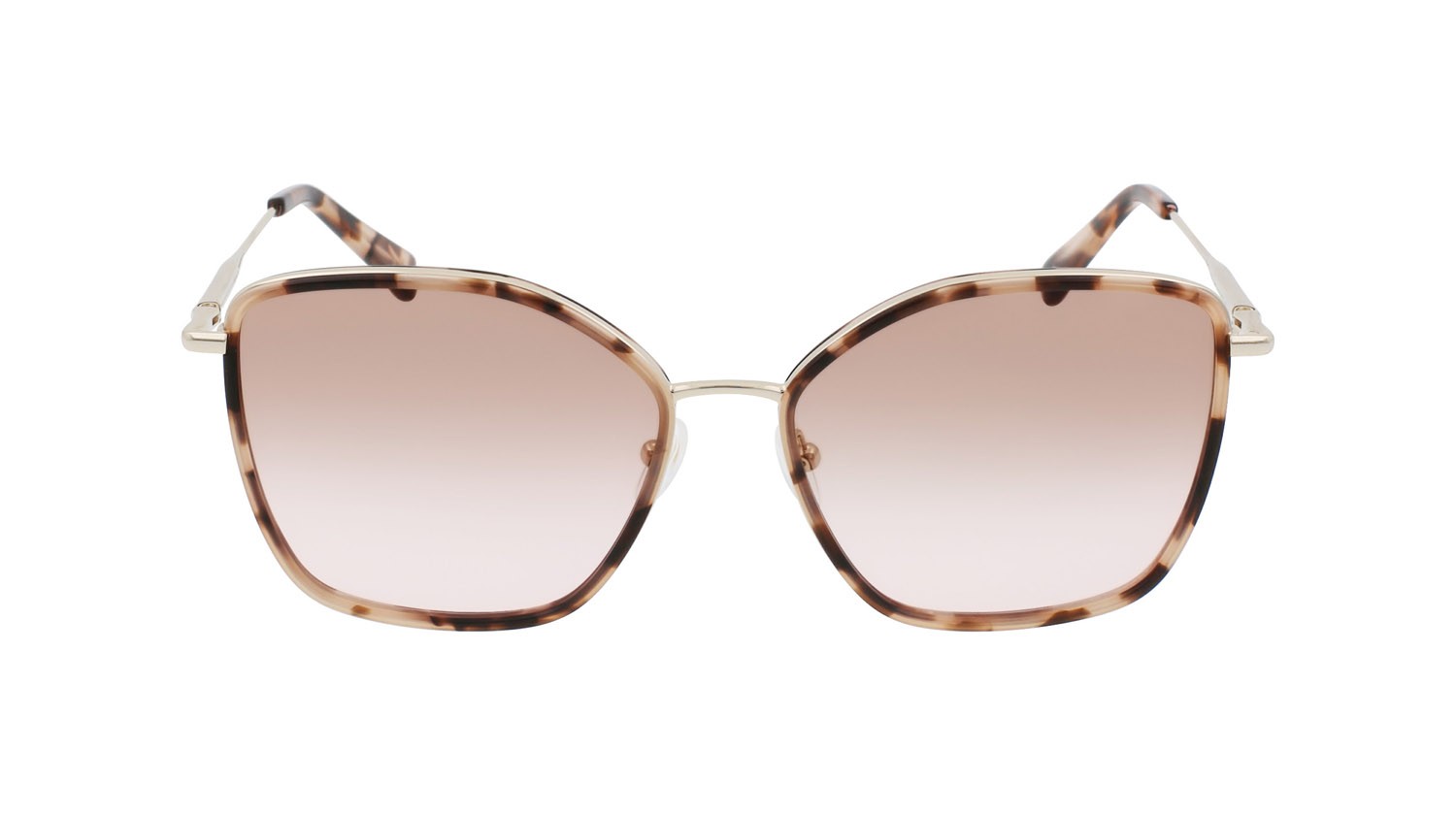 Occhiali da sole Longchamp LO685S (716) colore gold/rose forma rettangolare 
