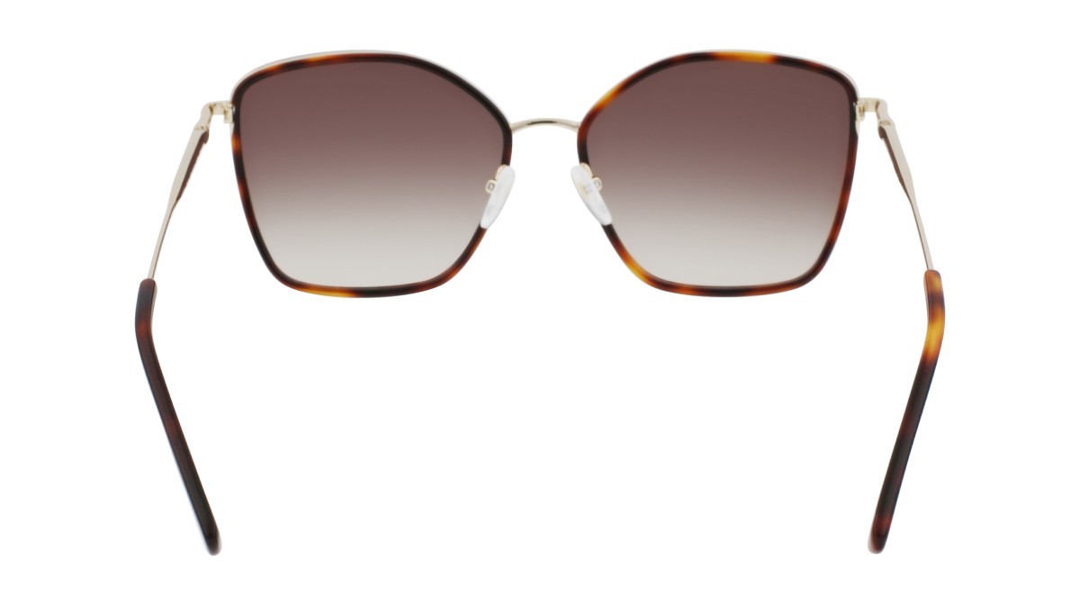 Occhiali da sole Longchamp LO685S N (712) colore gold/khaki forma rettangolare 