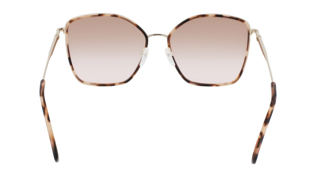 Occhiali da sole Longchamp LO685S N (716) colore gold/rose forma rettangolare 