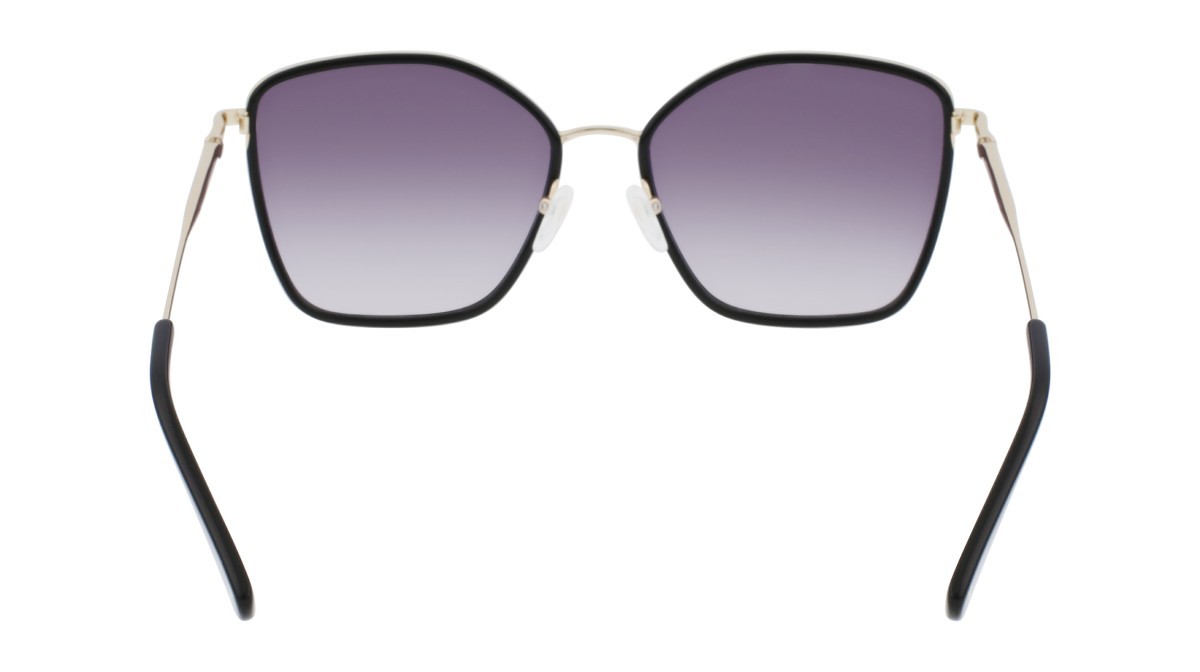 Occhiali da sole Longchamp LO685S N (722) colore gold/smoke forma rettangolare 