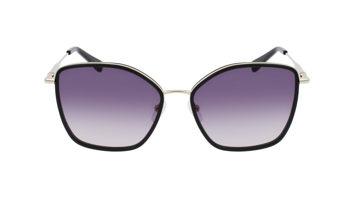 Occhiali da sole Longchamp LO685S N (722) colore gold/smoke forma rettangolare 