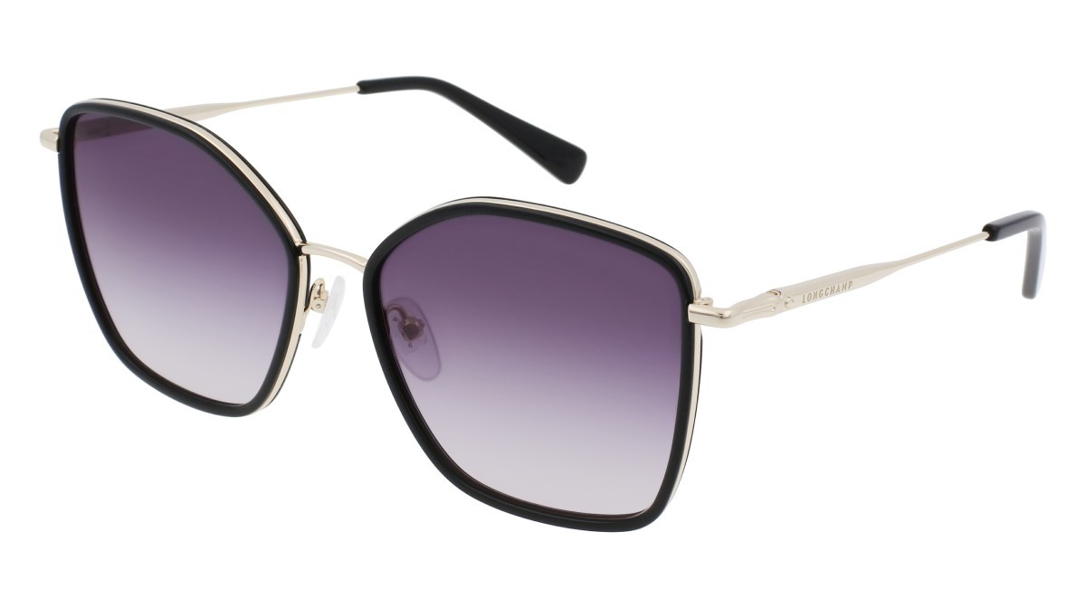 Occhiali da sole Longchamp LO685S N (722) colore gold/smoke forma rettangolare 
