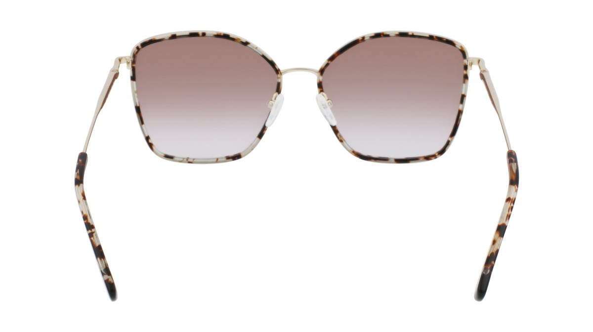 Occhiali da sole Longchamp LO685S N (736) colore gold/lilac forma rettangolare 