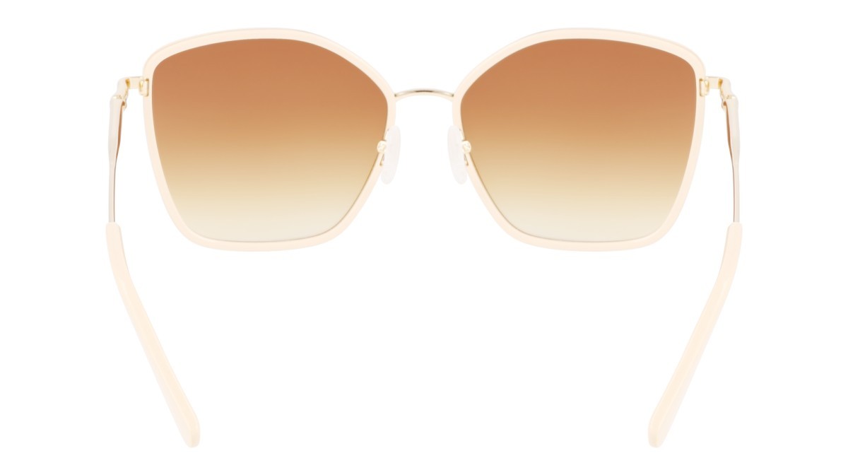 Occhiali da sole Longchamp LO685S N (771) colore gold/ivory forma rettangolare 
