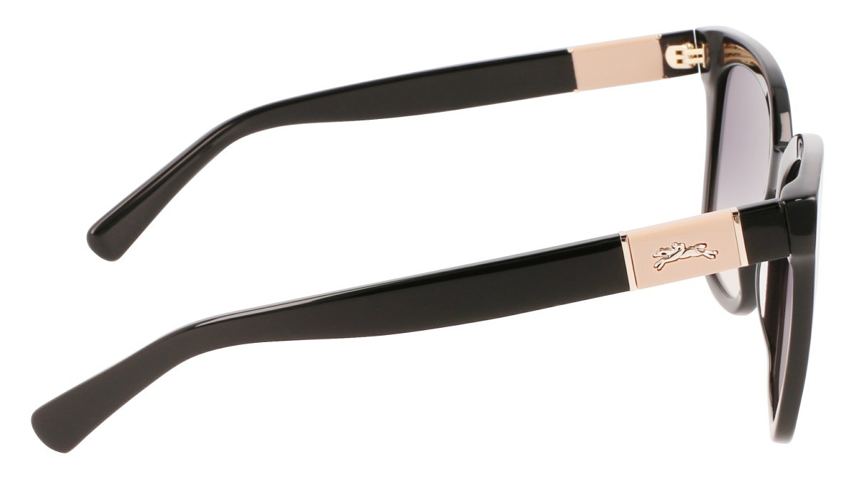 Sunglasses Longchamp LO696S N (001) color black shape rectangle 