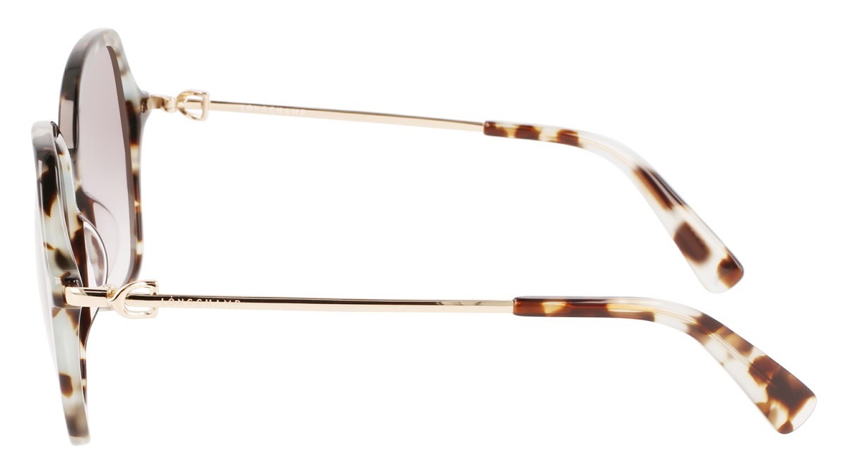Sonnenbrillen Longchamp LO705S (404) farbe havana  aqua form rechteckig 