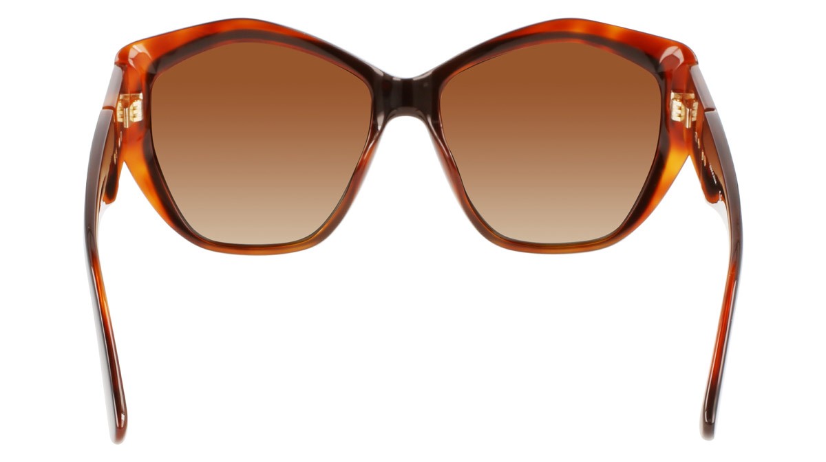 Sonnenbrillen Longchamp LO712S (011) farbe black/havana honey form pantos 