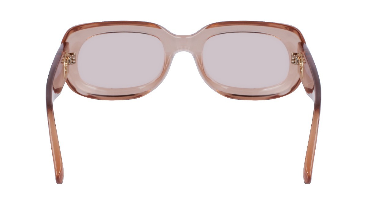 Sonnenbrillen Longchamp LO716S (610) farbe rose form rechteckig gläser solid rose