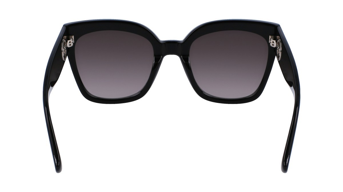 Occhiali da sole Longchamp LO717S (001) colore black forma pantos lenti gradient grey