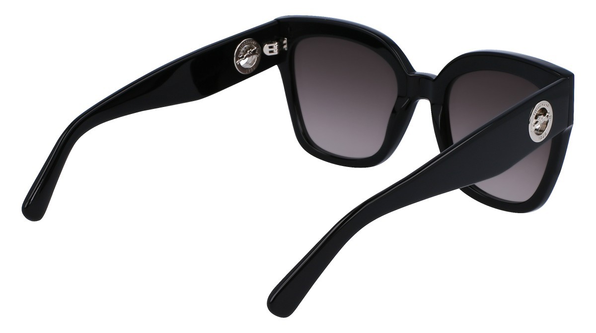 Occhiali da sole Longchamp LO717S (001) colore black forma pantos lenti gradient grey