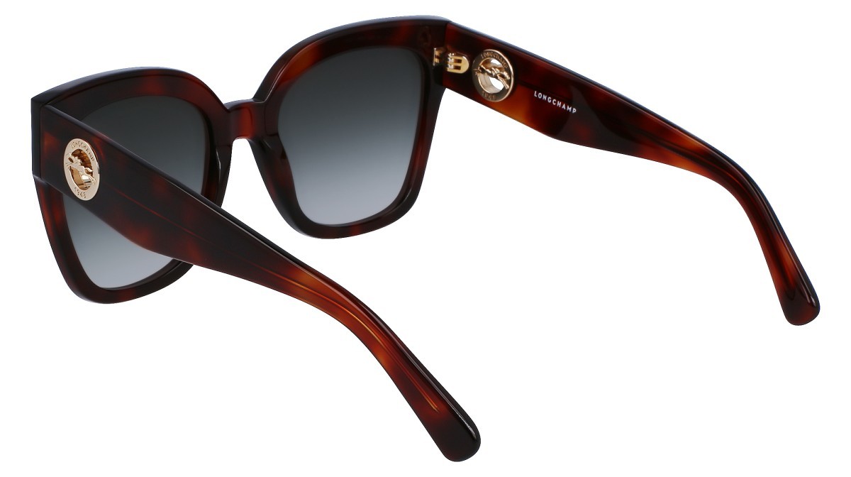 Sonnenbrillen Longchamp LO717S (230) farbe havana form pantos gläser gradient green