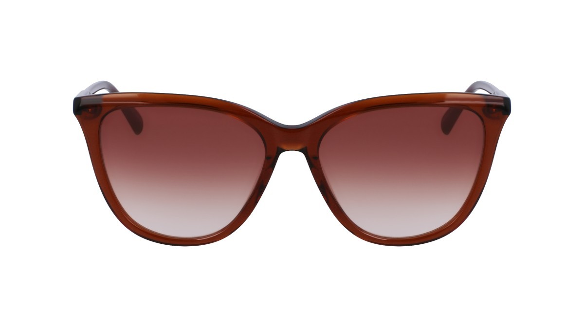 Sonnenbrillen Longchamp LO718S (201) farbe brown form pantos gläser brown - clear gradient