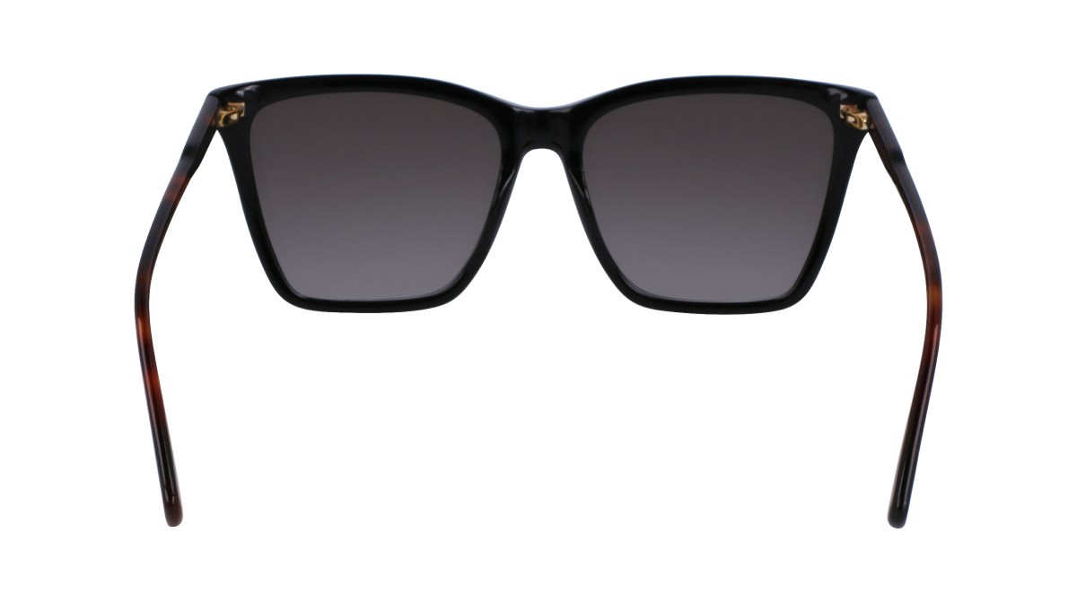 Occhiali da sole Longchamp LO719S (001) colore black forma rettangolare lenti gradient grey