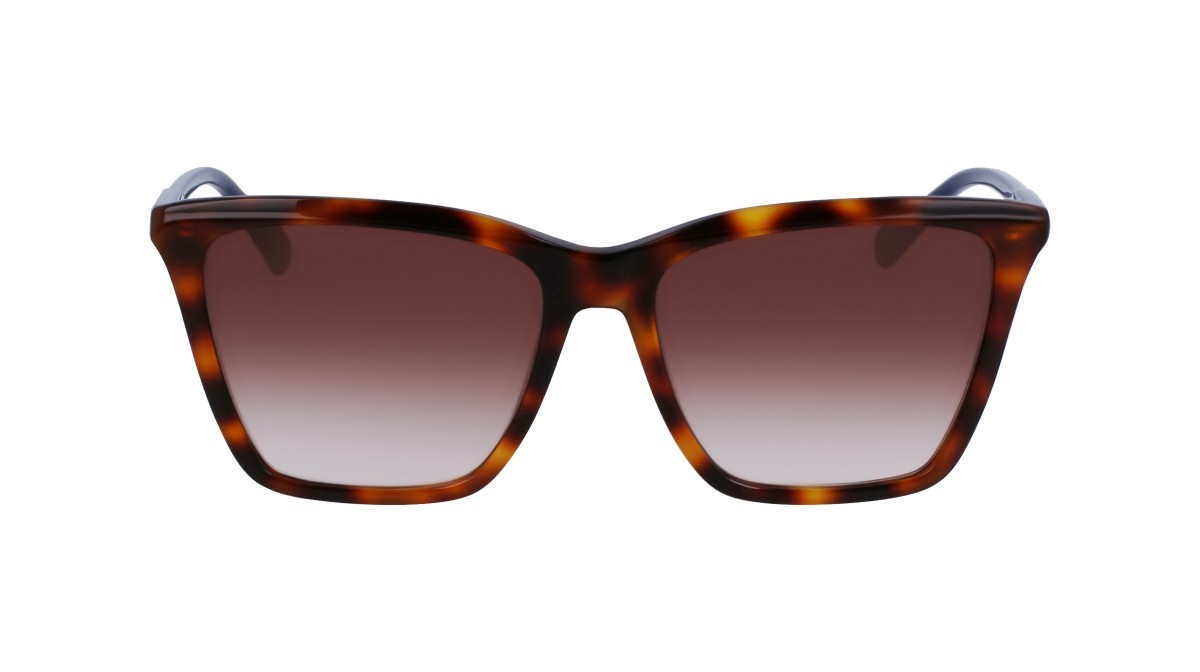 Sonnenbrillen Longchamp LO719S (230) farbe havana form rechteckig gläser brown gradient