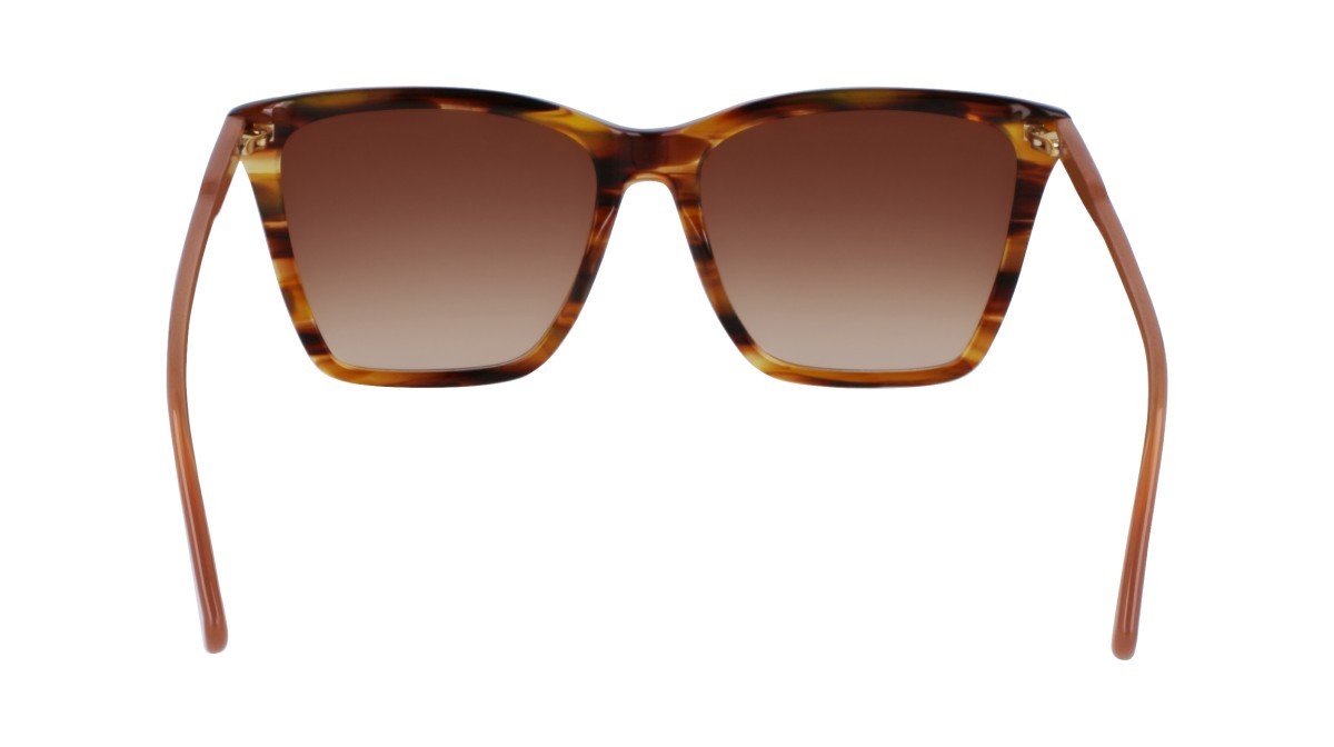 Sonnenbrillen Longchamp LO719S (238) farbe brown horn form rechteckig gläser gradient brick