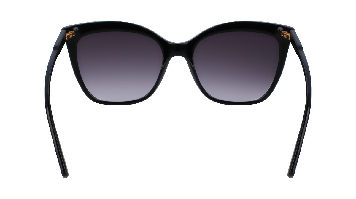 Sonnenbrillen Longchamp LO729S (001) farbe black form rechteckig gläser gradient grey