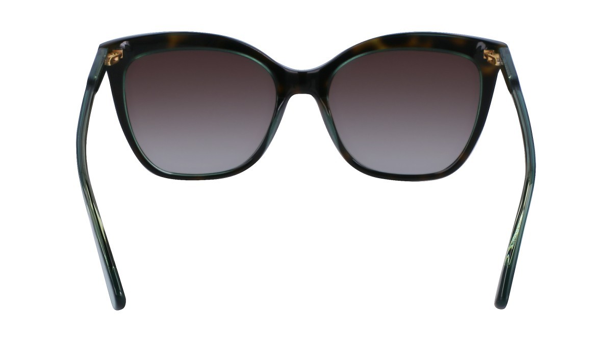 Occhiali da sole Longchamp LO729S (215) colore havana/green forma rettangolare lenti gradient brown/green