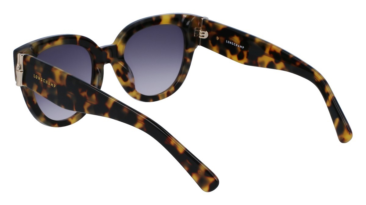 Sonnenbrillen Longchamp LO733S (255) farbe tokyo havana form pantos gläser blue gradient