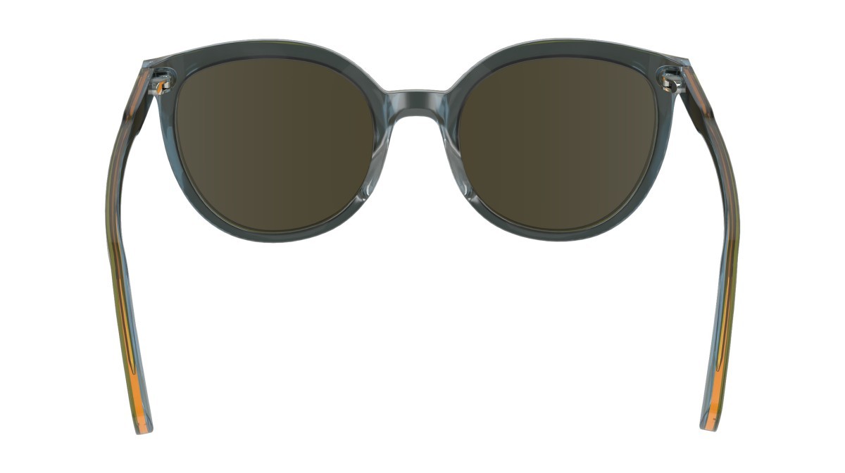 Sonnenbrillen Longchamp LO739S (310) farbe olive/azure form rund gläser solid brown