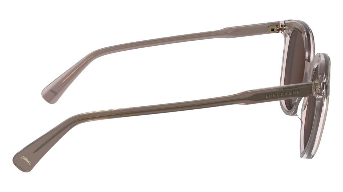 Sonnenbrillen Longchamp LO739S (511) farbe mauve/rose form rund gläser solid brown