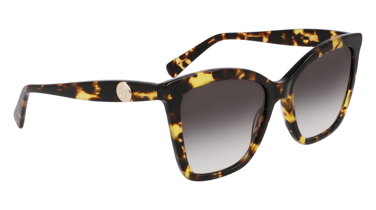 Occhiali da sole Longchamp LO742S N (255) colore tokyo havana forma cat eye 