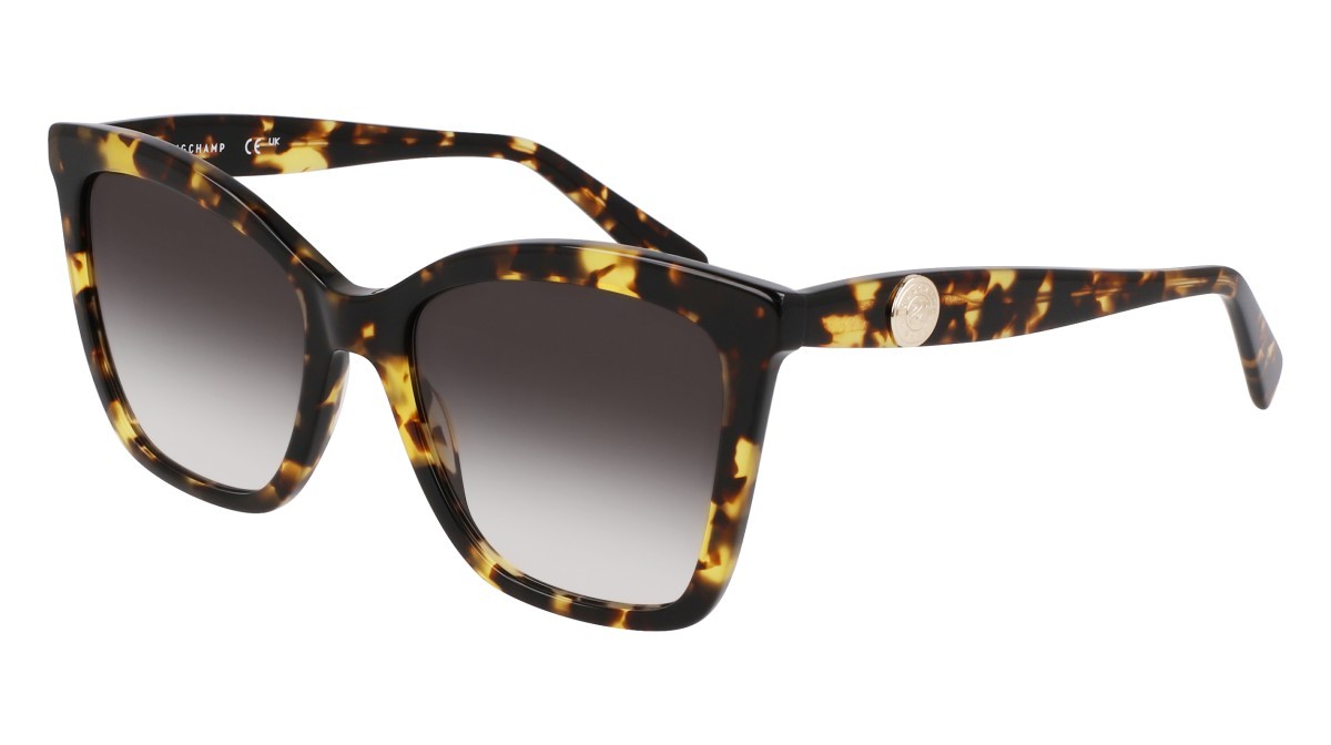 Occhiali da sole Longchamp LO742S N (255) colore tokyo havana forma cat eye 