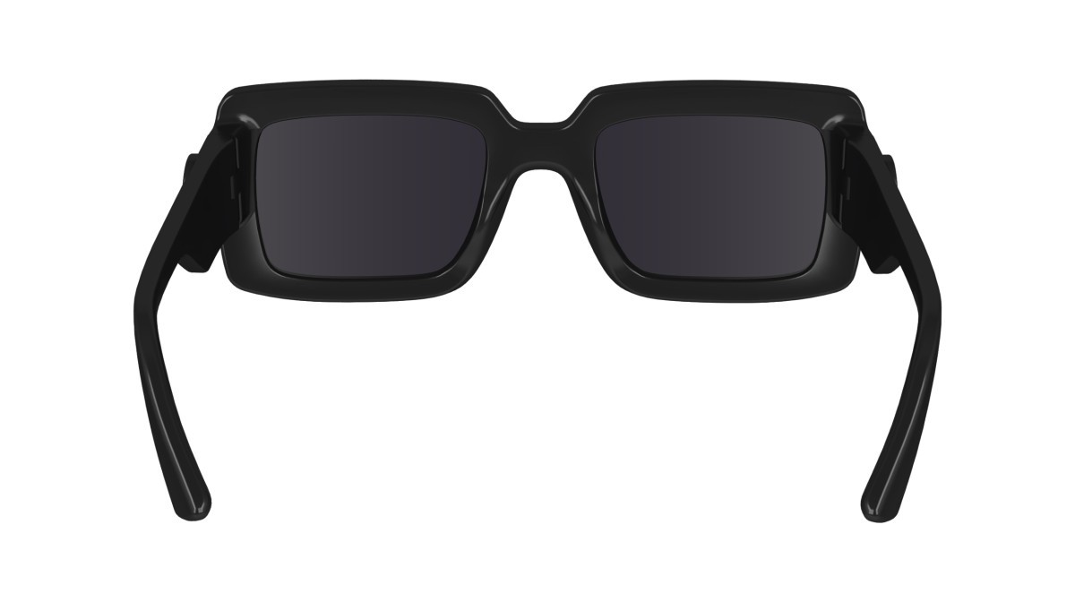 Sonnenbrillen Longchamp LO743S (001) farbe black form rechteckig gläser solid grey