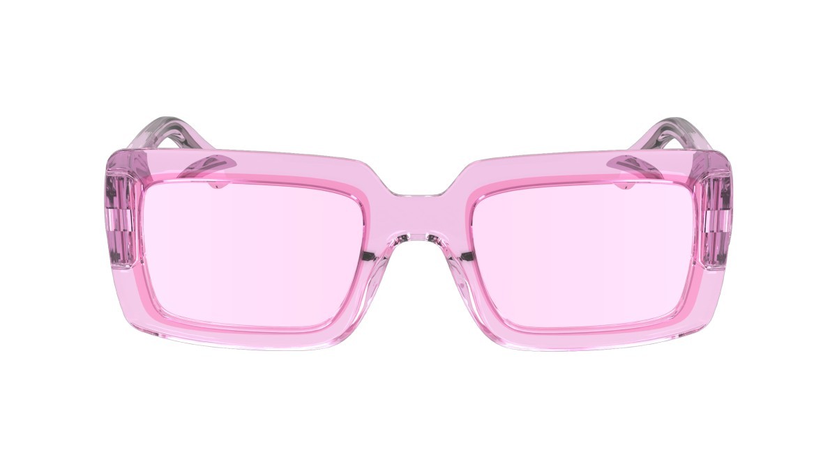 Sonnenbrillen Longchamp LO743S (650) farbe pink form rechteckig gläser solid rose